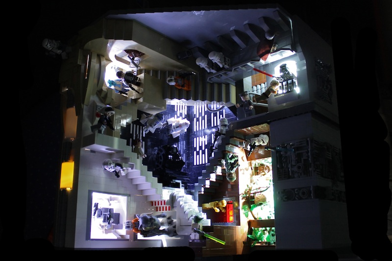 Illustration for article titled This LEGO Star Wars M.C. Escher diorama defines awesome